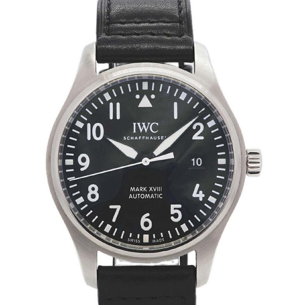 IWC Schaffhausen Pilot's Watch Mark XVIII IW327011 Black Dial Men's